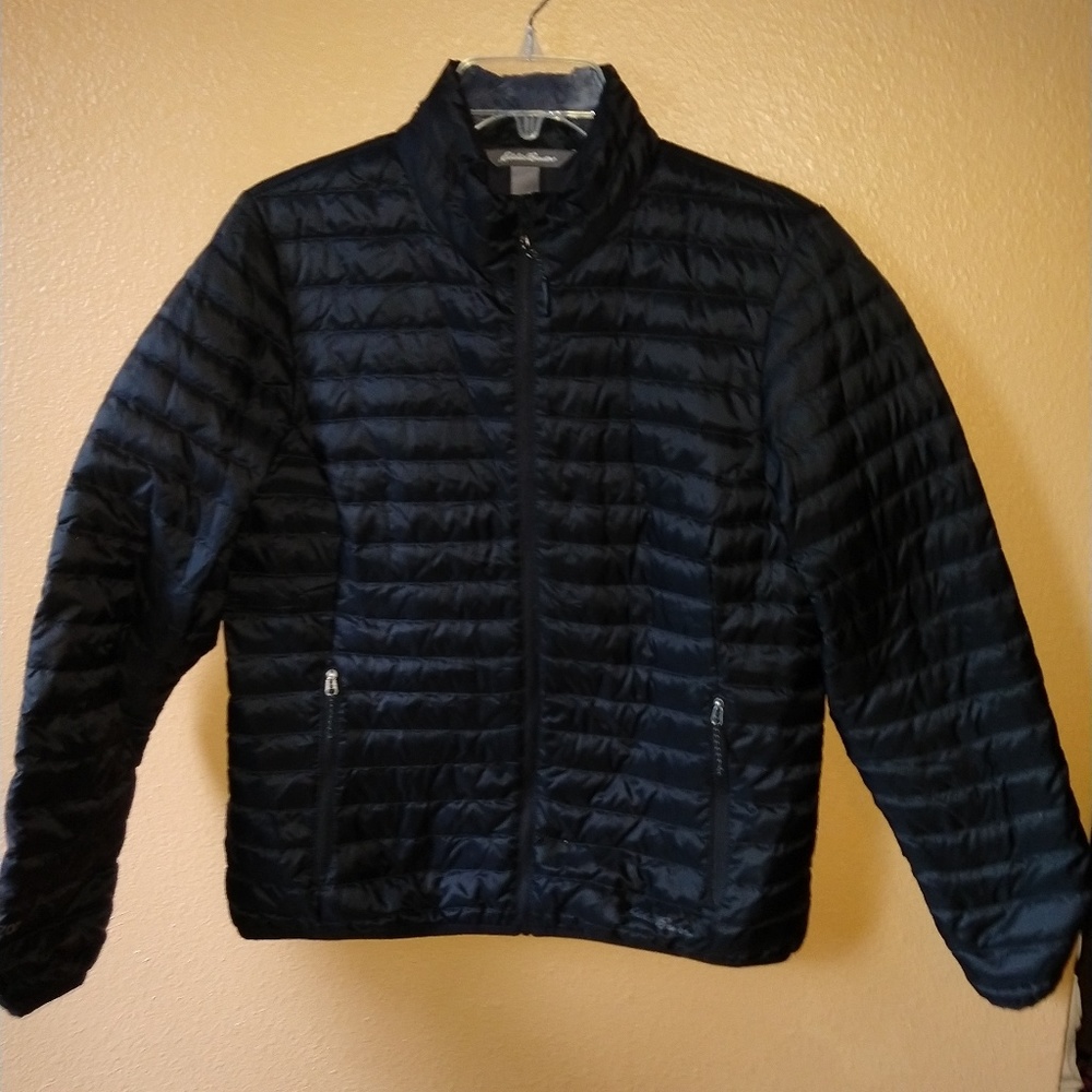Eddie Bauer black Down jacket coat women's sz M
